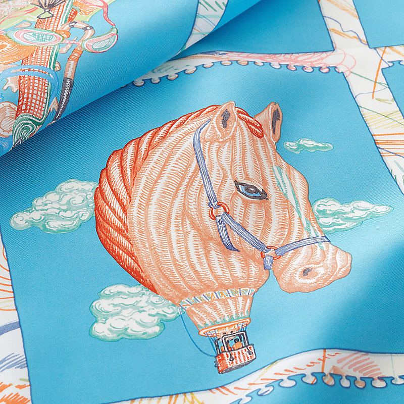 Hermes scarf outlet with horses